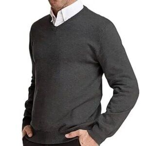 Brooks Brothers 346 Merino Wool Blend V-Neck Sweater Men’s XL Classic Preppy